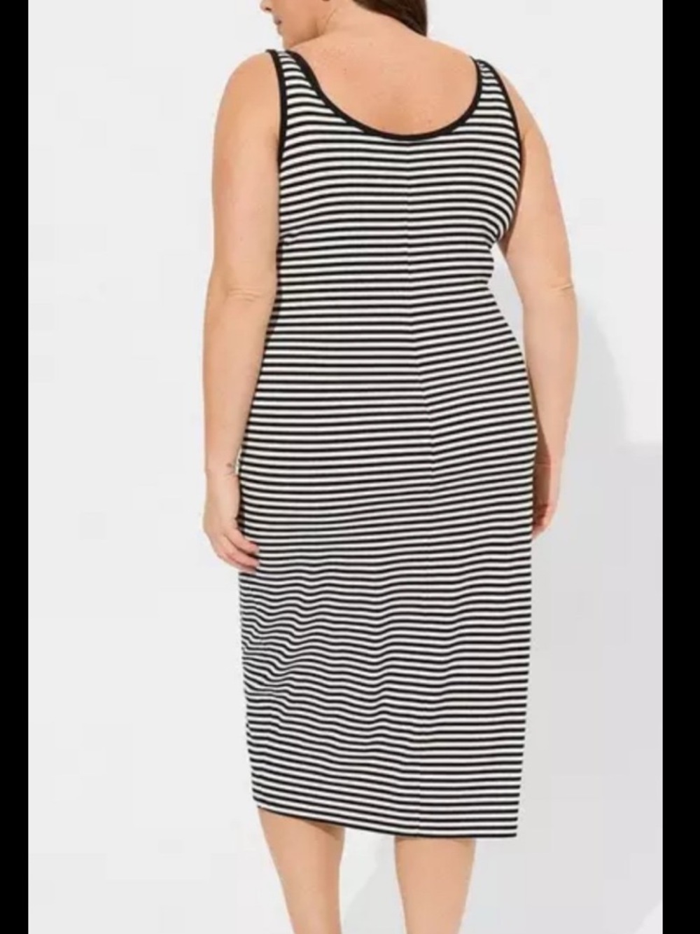 TORRID MIDI striped Knit Rib Dress size 3 - Picture 2 of 5